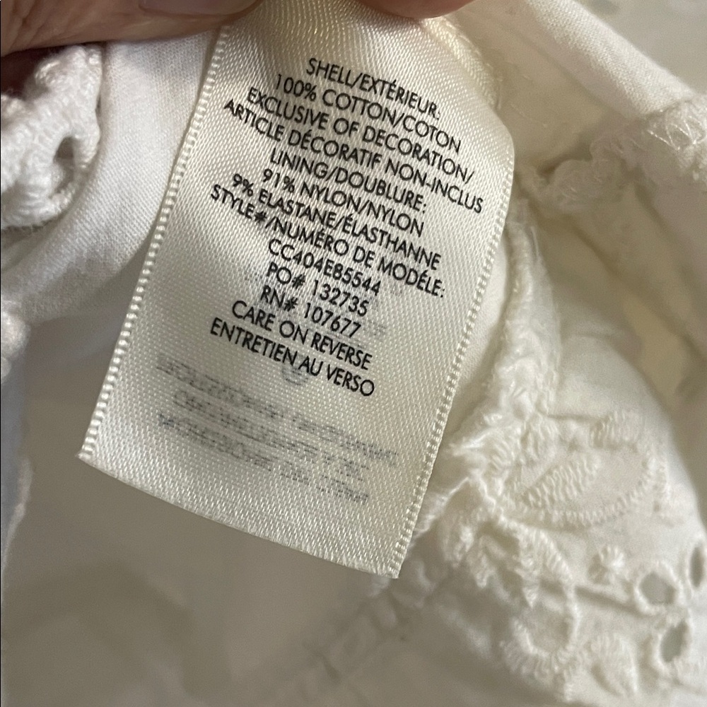 Alice + Olivia White Lace Mini Dress - Picture 7 of 10